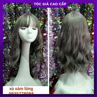 Tóc giả cao cấp xù sám