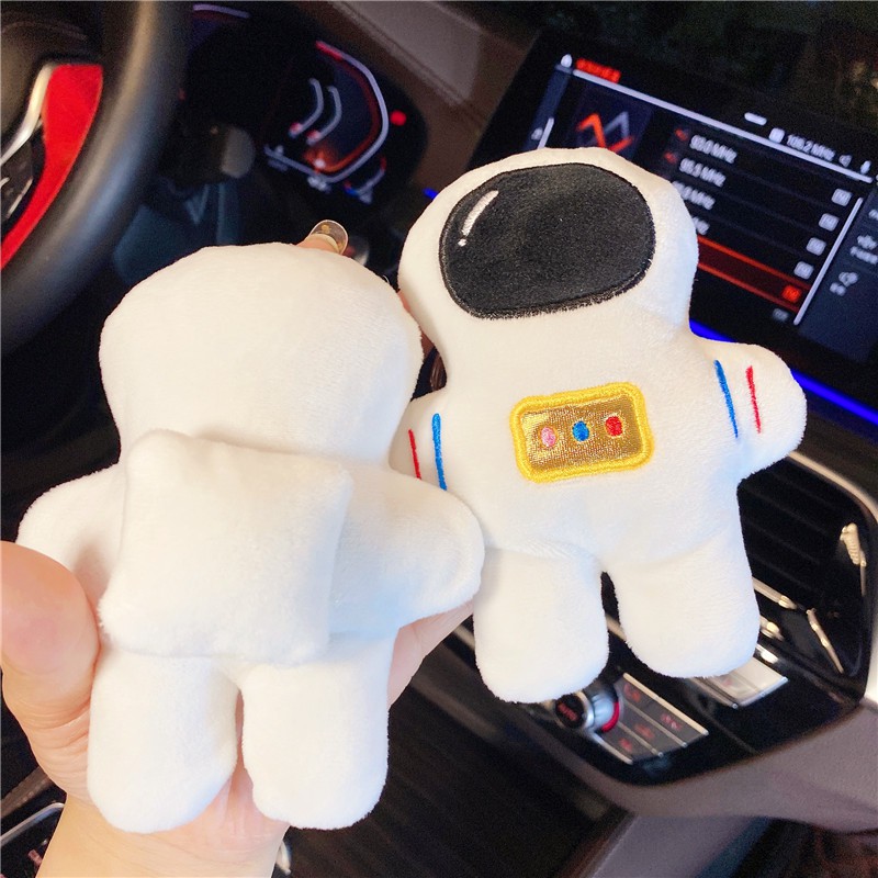 Móc Khóa Gấu Bông Phi Hành GiaTreo Áo, Balo, Túi Xách, Điện Thoại 12cm