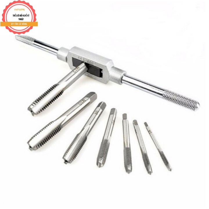 bộ tay quay taro tạo ren trong 10 chi tiết M3-M12