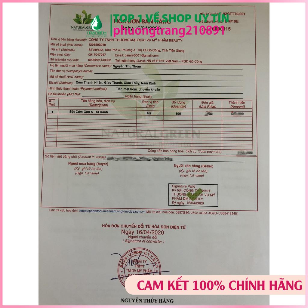 500GR Bột cám gạo trà xanh,ủ trắng trà xanh,rửa mặt và tắm trắng body chính hãng mỹ phẩm thiên nhiên | BigBuy360 - bigbuy360.vn