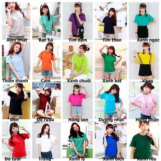 ÁO THUN TRƠN XUẤT DƯ FREESIZE
