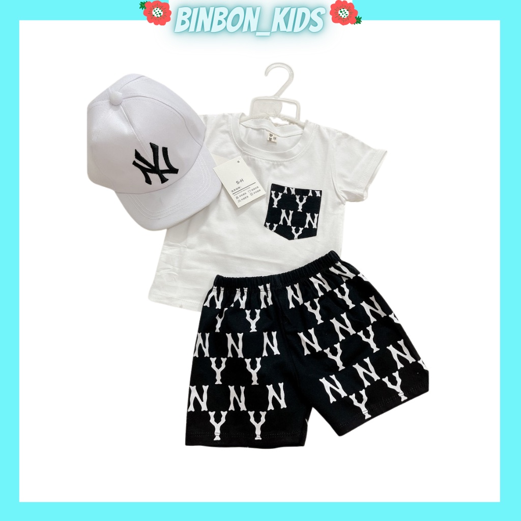 Đồ bộ bé trai BINBON KIDS, quần áo bé trai chất cotton cực đẹp QATENYOO1 , quần áo trẻ em từ 7-27kg