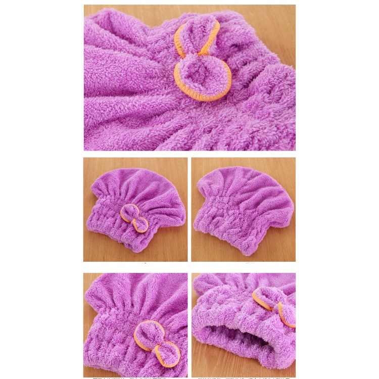 Mũ Trùm Đầu/ Trùm Tóc Chống Thấm Nước Khi Tắm Hoặc Ủ Tóc Thời Trang