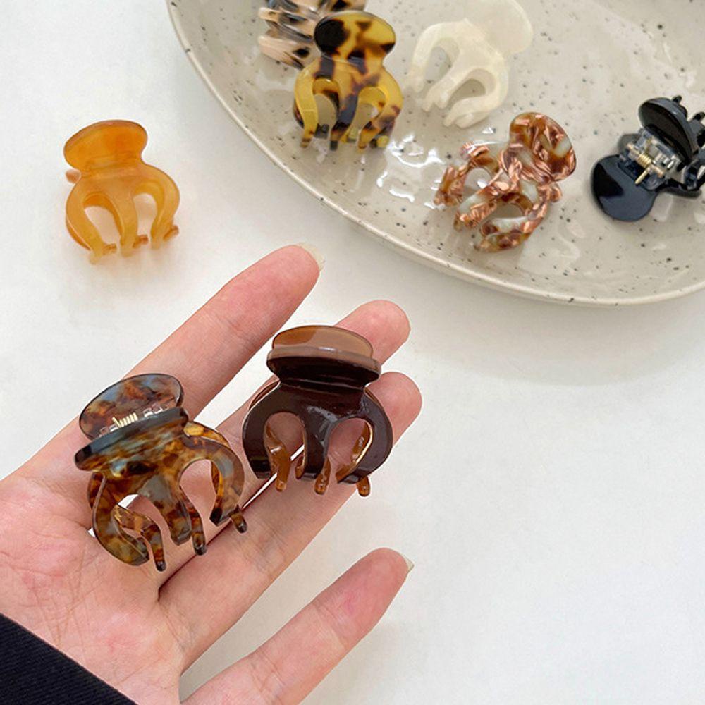 ANEMONE Kẹp Tóc Móng Vuốt Đuôi Ngựa Nhỏ Sang Trọng Ngọt Ngào Cho Nữ
