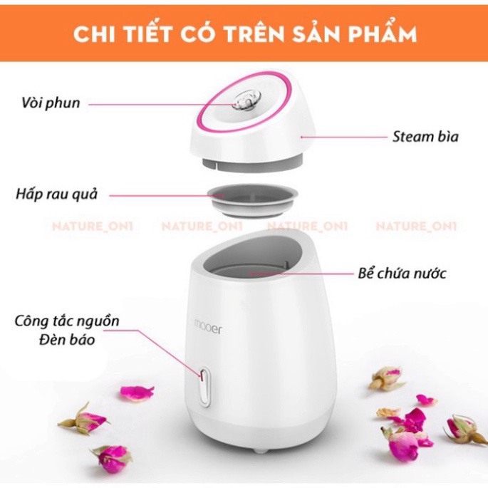 Máy Xông Mặt Làm Đẹp Từ Nguyên Liệu Thiên Nhiên , Không Hóa chất Độc Hại Giúp Bạn Có Làn Da Đẹp