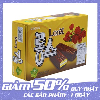 Bánh Crown Lonx Socola Hàn Quốc 220g, hàng tốt Bảo Khanh, đồ ăn vặt hàn Quốc
