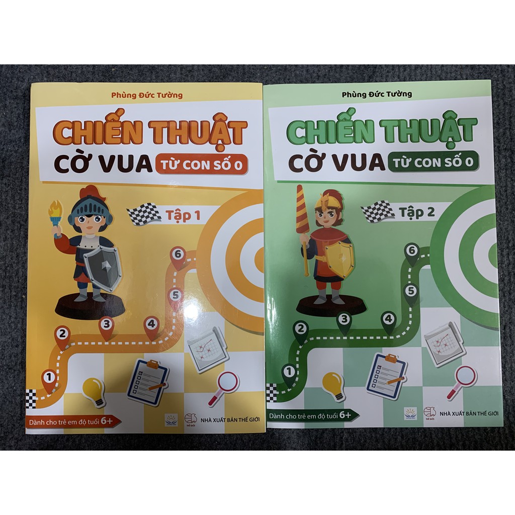 Sách - Chiến Thuật Cờ Vua Từ Con Số 0 (Bộ 2 Tập)