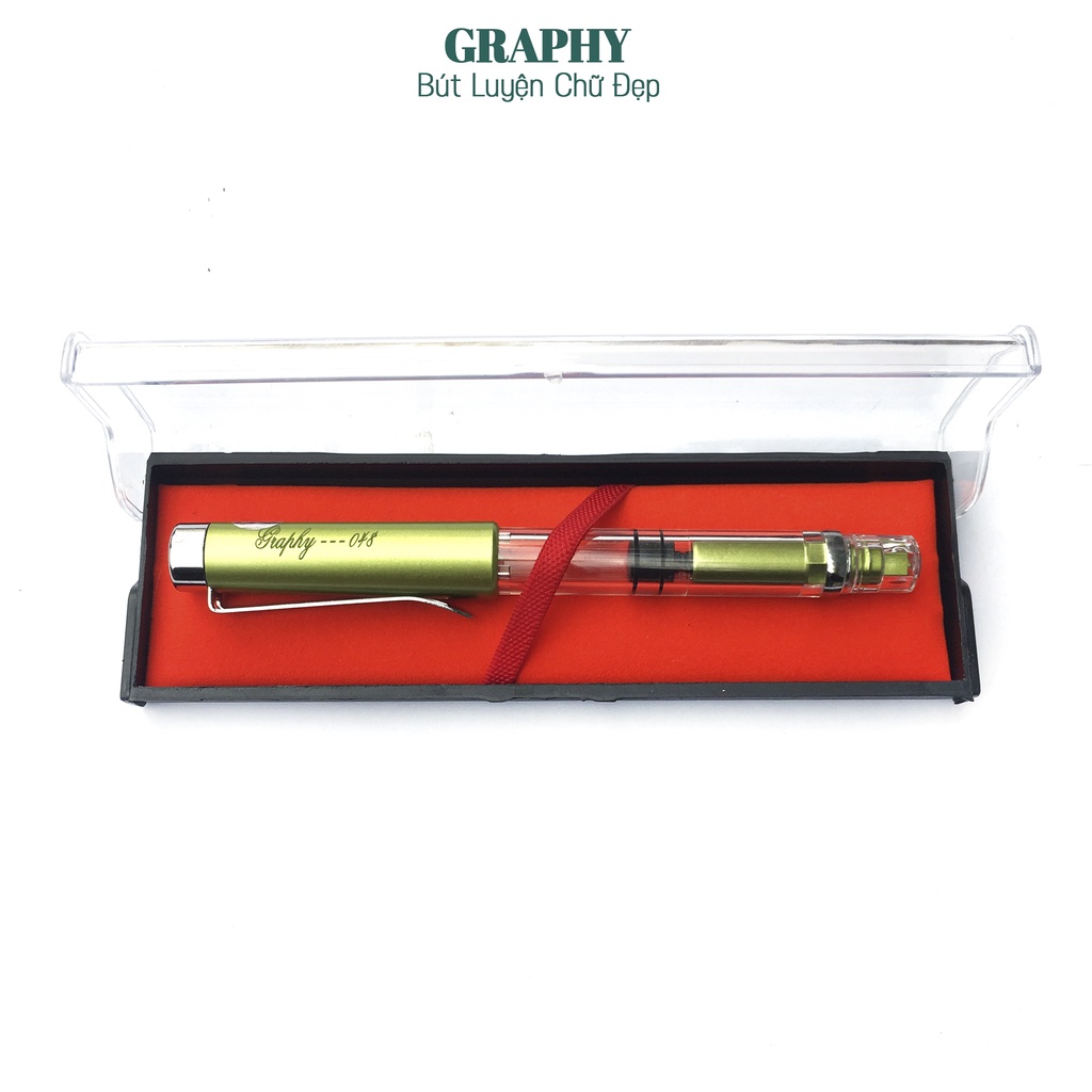 Bút Mài Graphy 048 Nét Thanh Nét Đậm –  Ngòi Lá Tre Mài Thủ Công, bút máy, bút luyện chữ đẹp