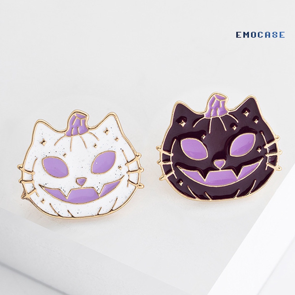 Ghim Cài Áo Hình Bí Ngô Hoạt Hình Bằng Hợp Kim Chống Trầy Xước