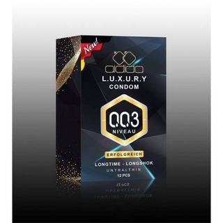 Hộp bao cao su 12c luxury 0.03 đen