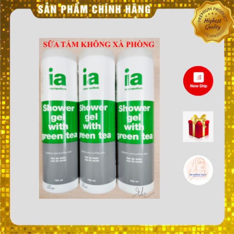 [Date 2025] - Sữa tắm/ Gel tắm IA Tây Ban Nha 750ml, Trà Xanh