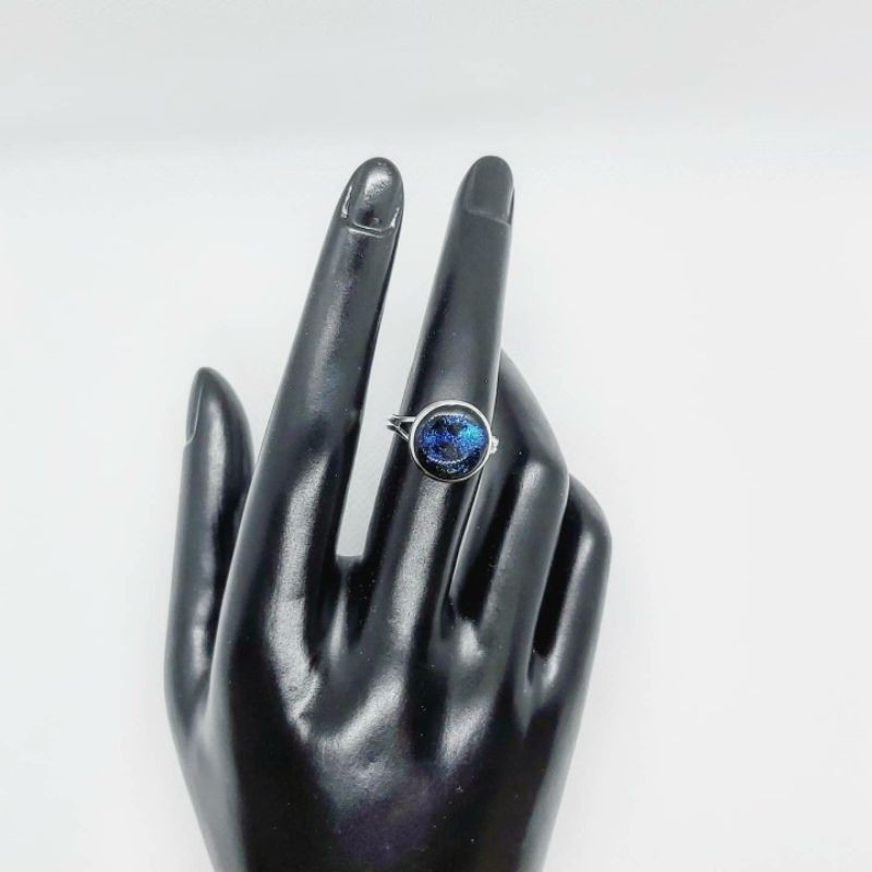 Nhẫn Galaxy Xanh Biển, Handmade Lilac