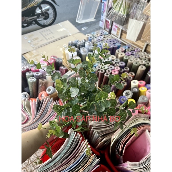 LÁ TÁO CÀNH 16 NHÁNH BÓ HOA SIÊU ĐẸP - Hoa Sáp Nhà Bơ