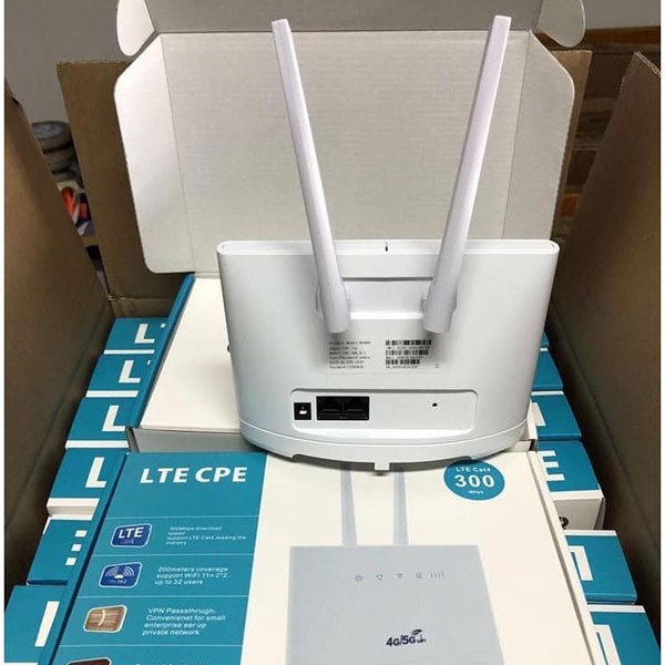 BỘ PHÁT WIFI 4G CPE – RS980 – 300Mb Hỗ Trợ 2 Cổng LAN CÓ ĂNG TEN