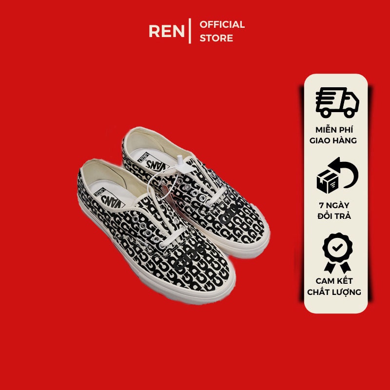 Giày cổ thấp - Vans CDG '' Comme des Garçons x OG Authentic LX 'CDG Print Blanc De Blan ''