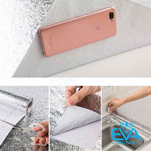 CUỘN GIẤY BẠC DÁN BẾP CÁCH NHIỆT VÀ CHỐNG THẤM NƯỚC