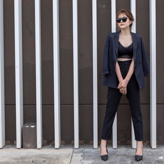 Quần Baggy Lưng Cao, Quần Tây Nữ Dáng Baggy Hàng Thiết Kế Cao Cấp Form Chuẩn Màu Cơ Bản Dễ Phối Đồ.