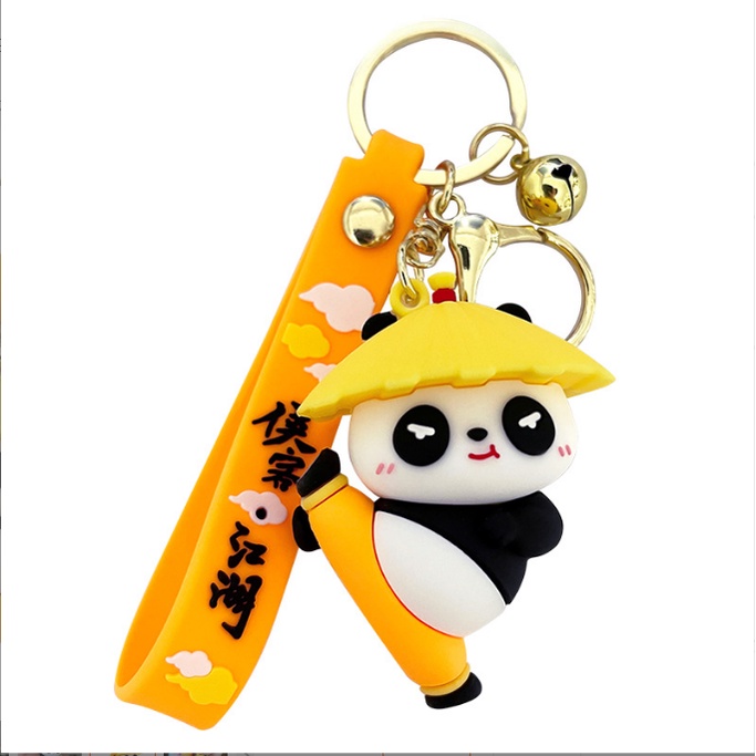 Móc Khóa Cao Cấp Hình Gấu Trúc  Cute phụ kiện Túi Xách dễ thương -Minkey