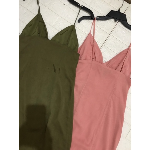 Đầm maxi cài nút 2 lớp xuất dư xịn