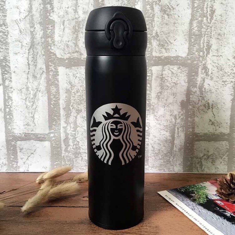 Bình nước STARBUCKS giữ nhiệt thiết kế sang trọng 500ml