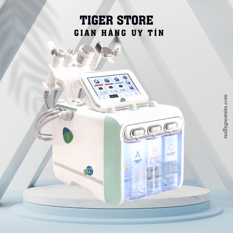 Máy chăm sóc da cao cấp hydrogen oxy 6 chức năng H202 dùng cho Spa