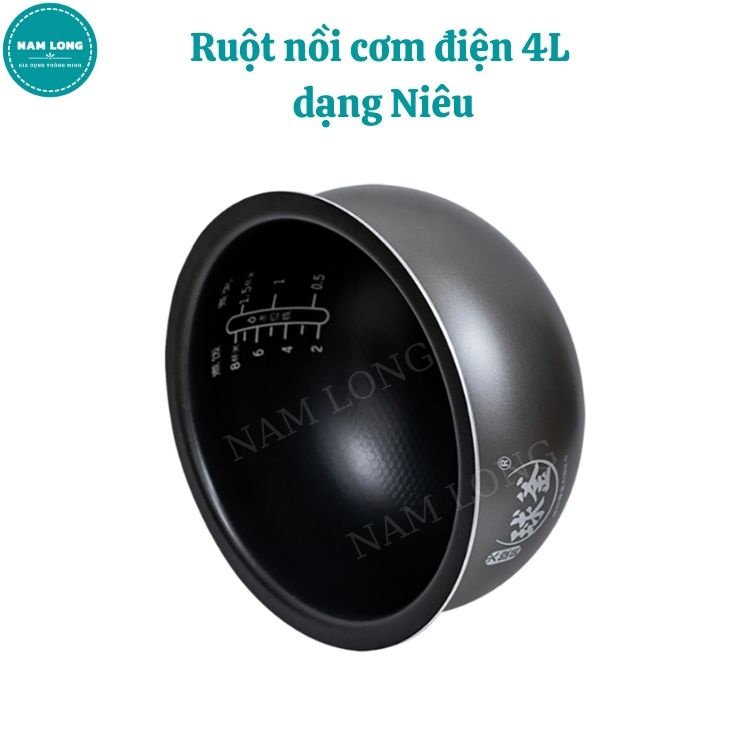Lòng Nồi Cơm Điện, Ruột Nồi Cơm Điện Dạng Niêu, Chống Dính, Dung Tích 4L, 5L Dùng Cho Nồi Cơm Điện 1.5L - 1.8L