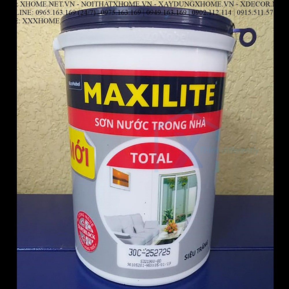 X HOME - Sơn DULUX - MAXILITE Sơn Nước Trong Nhà Maxilite Total💥NHẬN HÀNG TẠI NHÀ MÁY💥Giao hàng Toàn quốc - Ckhấu cao