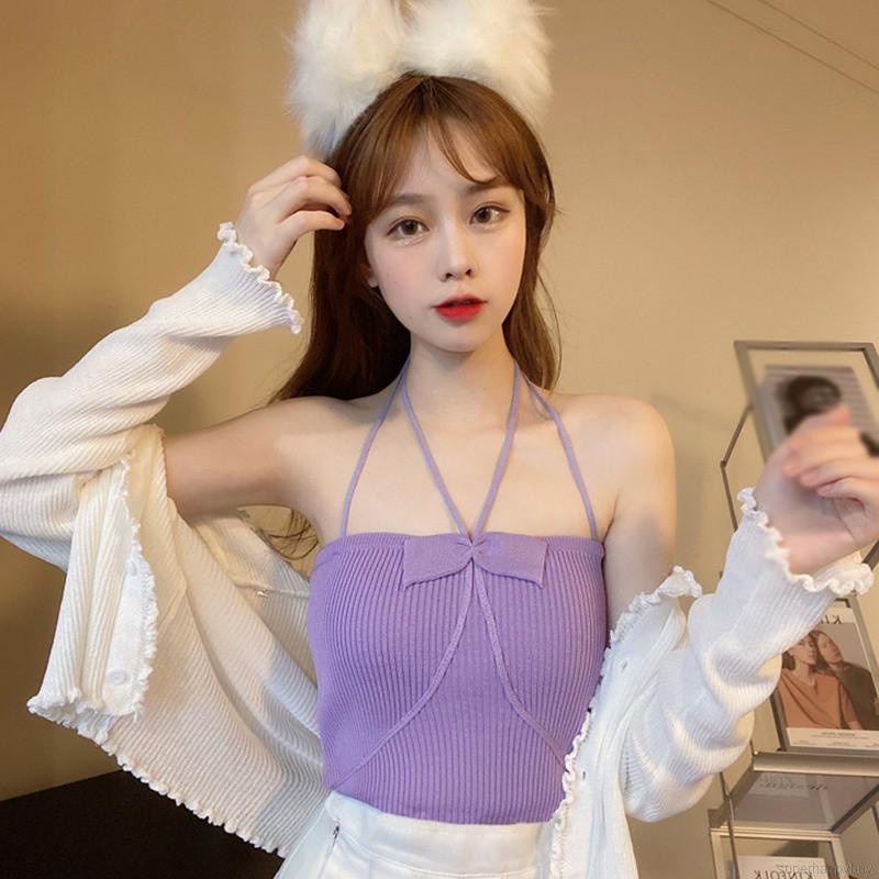 Áo Tank Top Hai Dây Phong Cách Hàn Quốc Quyến Rũ