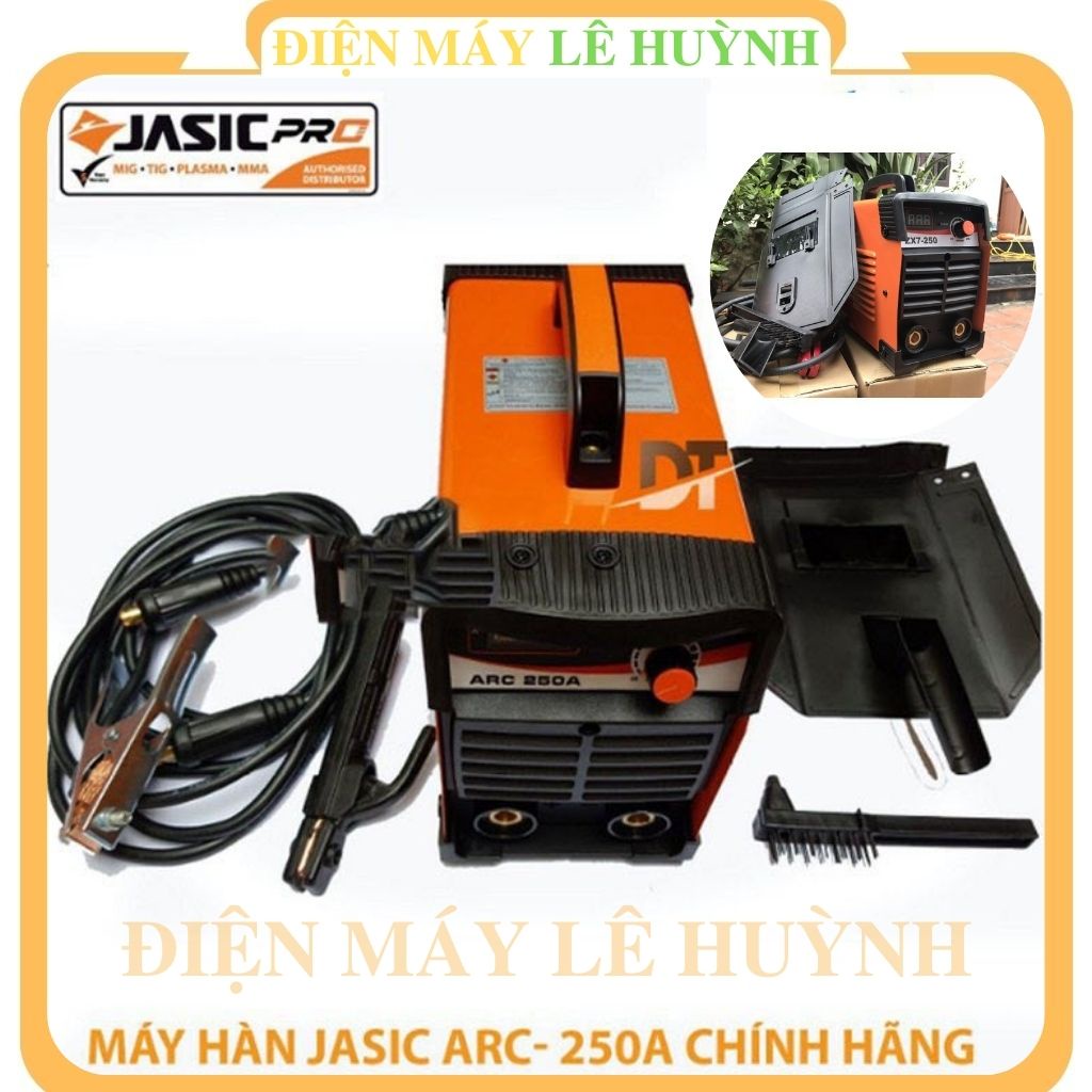Máy hàn que mini điện tử JASIC ARC 250A cầm tay chính hãng 1 núm mạnh mẽ bền bỉ hồng ký