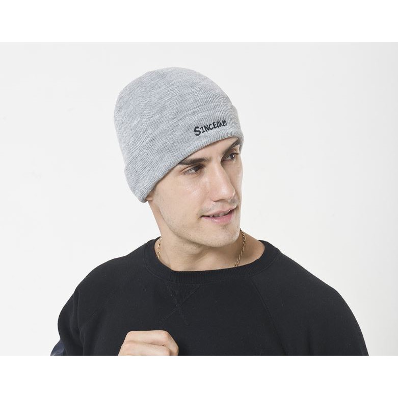 Mũ len phong cách Châu âu chữ thêu Hot 2019