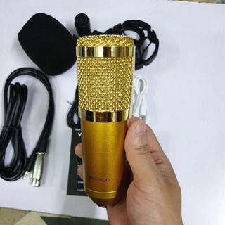 combo mic thu âm live stream v8+bm 800
