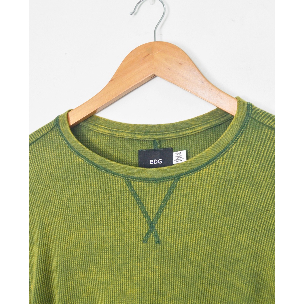 Áo Waffle tay dài màu Wash BDG chính hãng