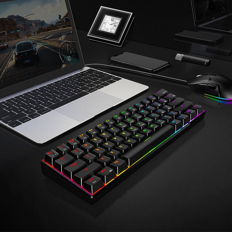 Bàn phím cơ Gaming Havit KB872L RGB - Content Blue Switch - Hàng Chính Hãng
