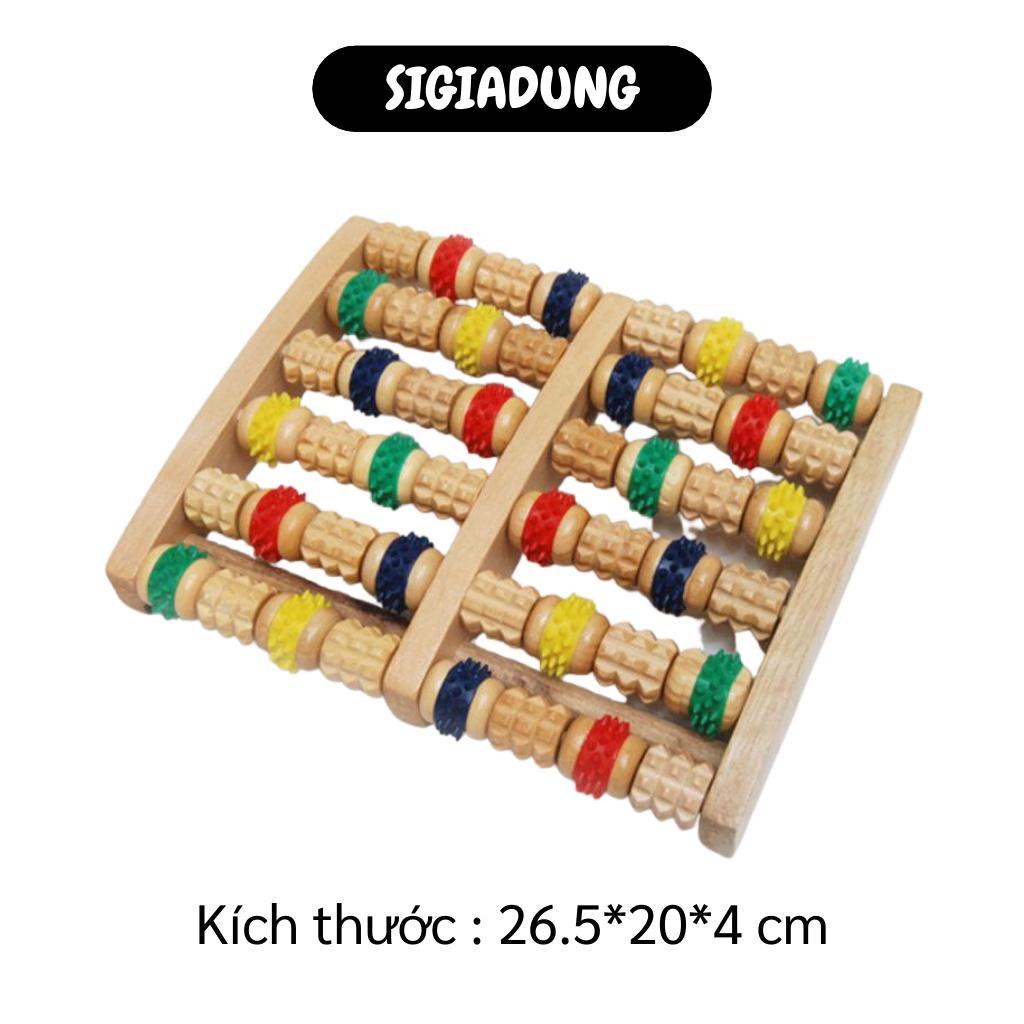 [SGD] Massage Chân - Bàn Lăn Mát Xa 6 Thanh Bấm Huyệt Thư Giãn 4135