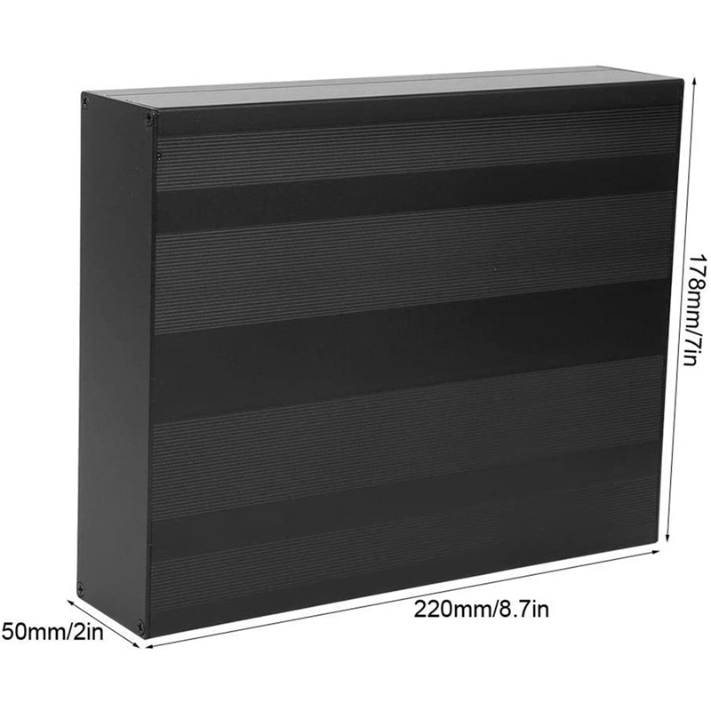 Hộp Làm Mát Bằng Nhôm DIY Kích Thước 50X178X220mm Cho Hộp Nhôm