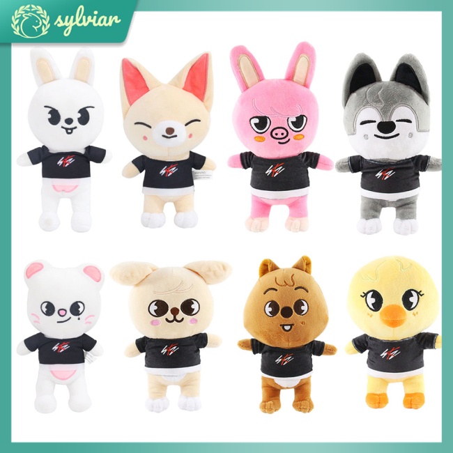 Thú Nhồi Bông Skzoo Stray Kids Anime Leeknow Hyunjin Làm Quà Tặng Cho Bé