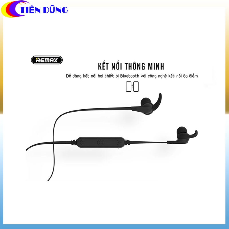 Tai nghe bluetooth remax RB S25 dòng thể thao quàng cổ kiểu dáng trẻ trung âm thanh chất lượng.