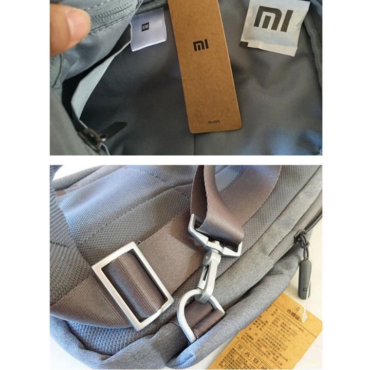 Balo Xiaomi Mi City Sling Bag Dark Grey - Túi Đeo Chéo Xiaomi Thời Trang - Hàng Chính Hãng - bảo hành 2 năm