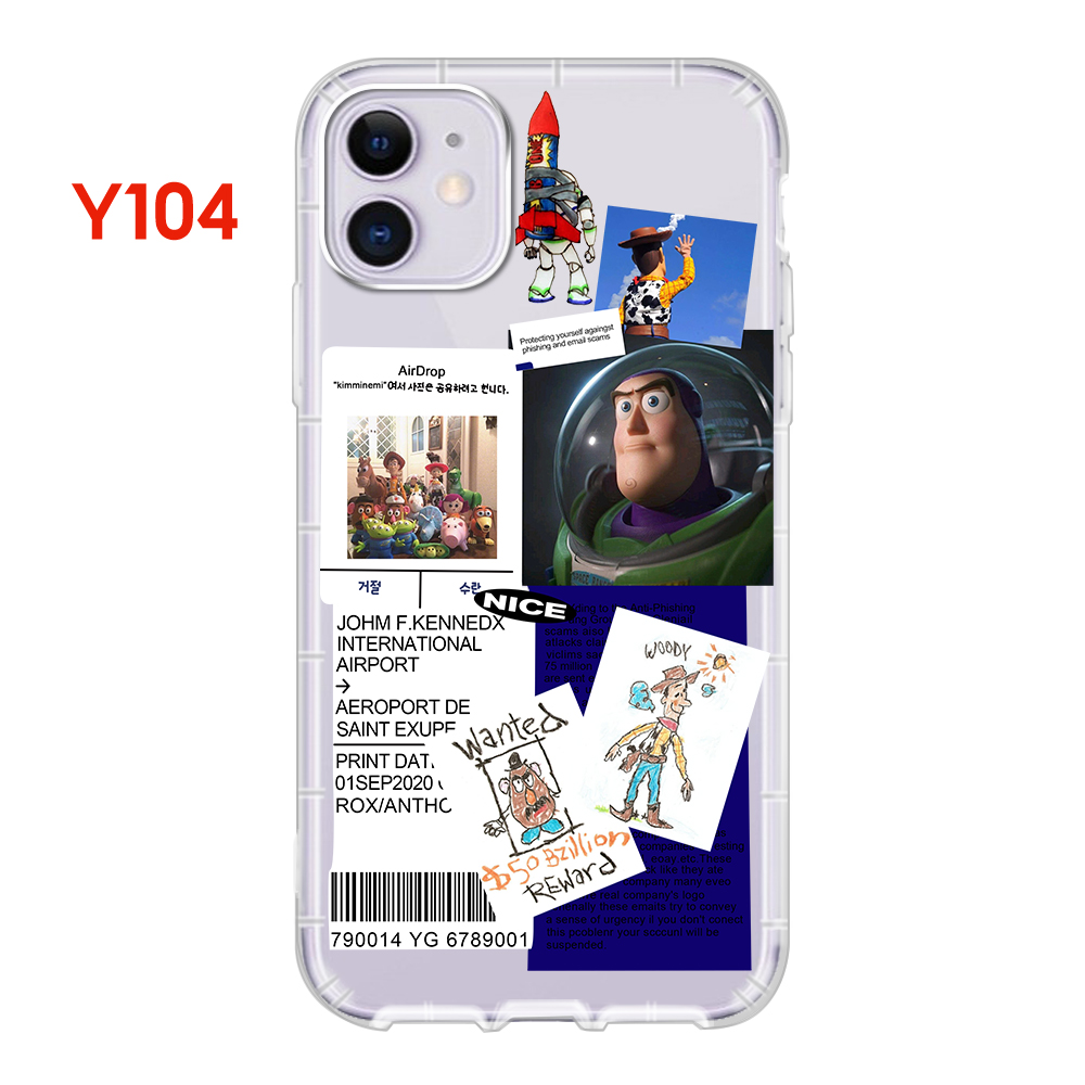 Ốp lưng Trong Suốt Họa Tiết Hoạt Hình Cho Iphone 6 6s 6+ 6s+ 7 7+ 8 8+ X Xs Xr Xsmax 11 11pro 12 12Pro 12Promax 13 13Pro 13Promax