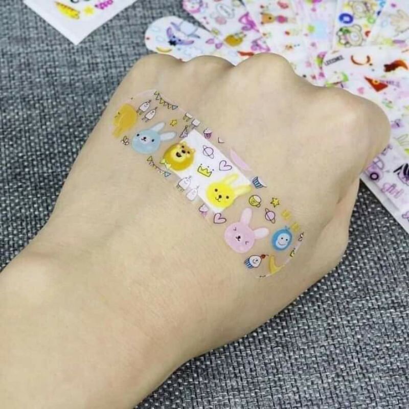 Băng dán vết thương cá nhân Ugo  - loại trơn và loại có hình