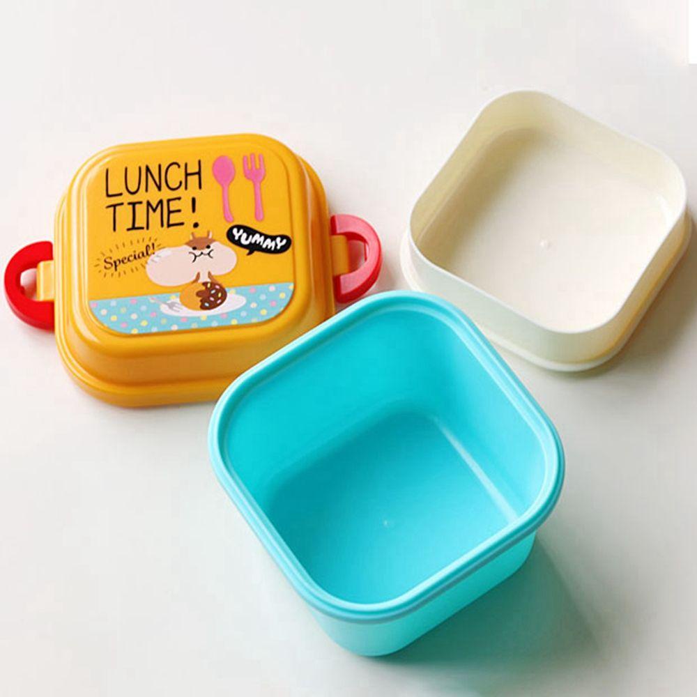 Hộp Đựng Thức Ăn Trưa Bằng Nhựa Hình Động Vật Nhỏ Siêu Bền Dễ Vệ Sinh Tiện Dụng Cho Nhà Bếp