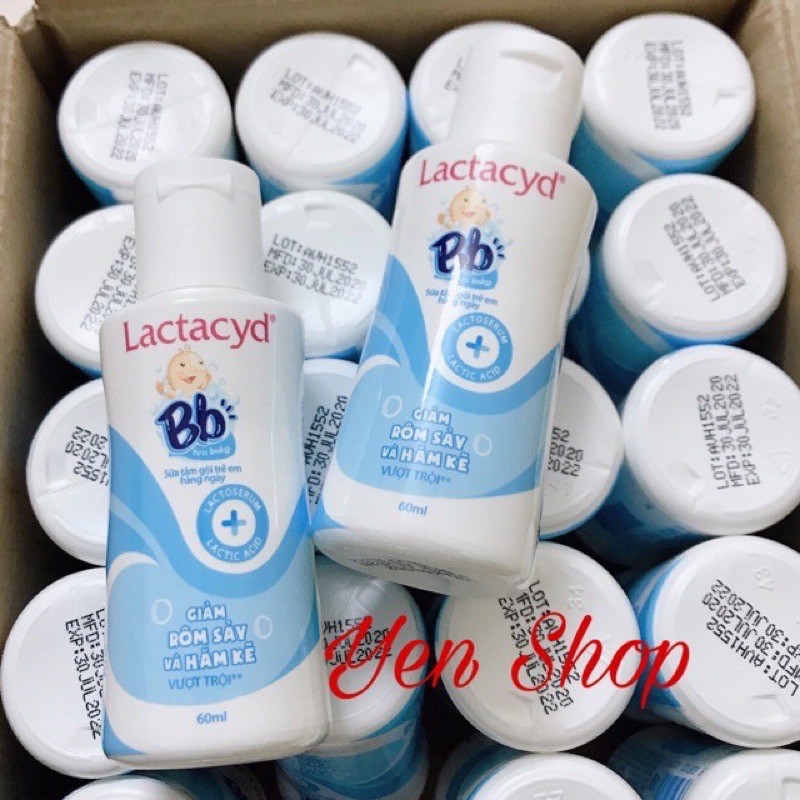 Sữa tắm cho bé Lactacyd BB 60ml