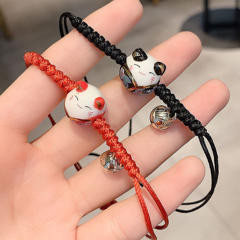 Vòng Tay Cặp Đôi Mèo May Mắn Nhật Bản