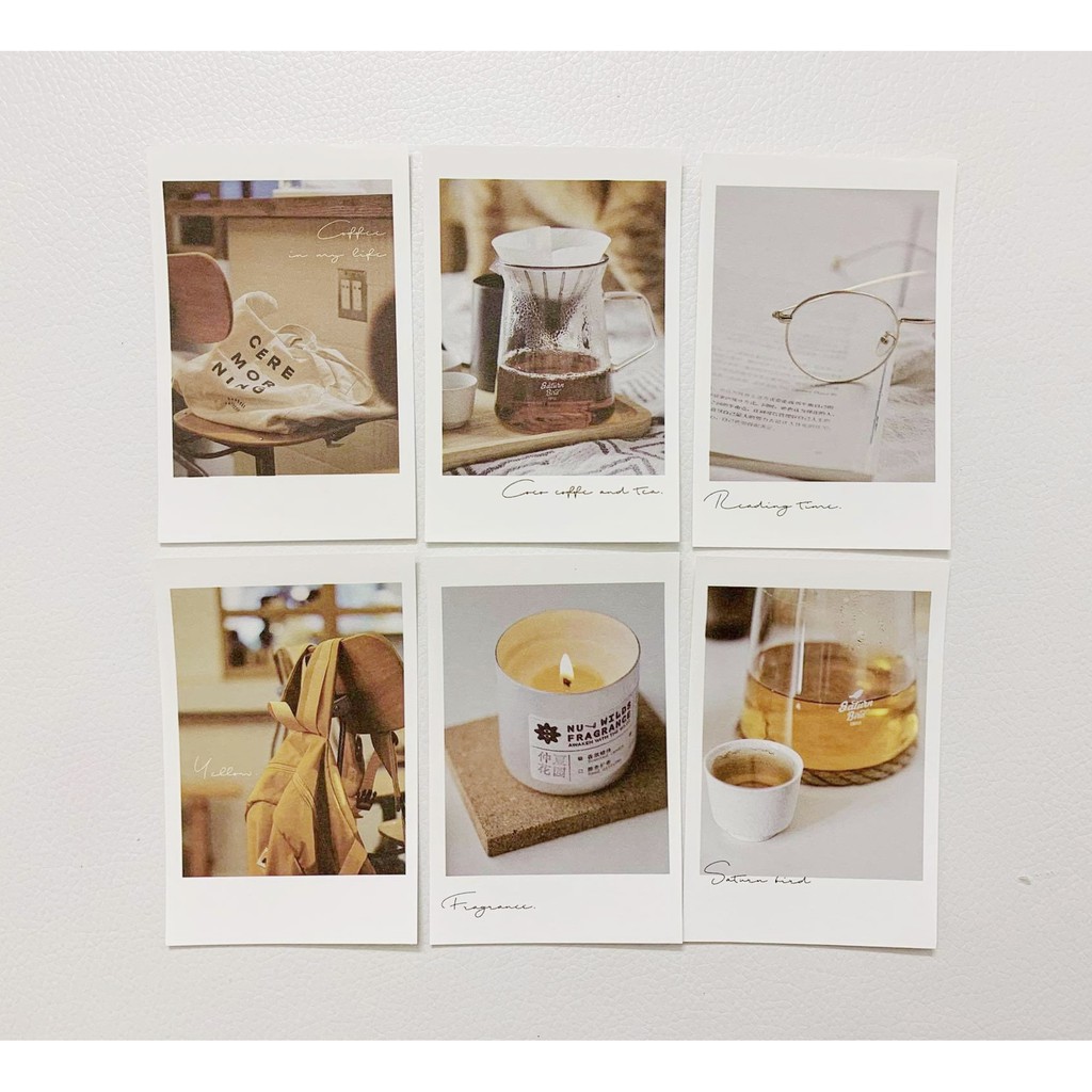 Set 50 Hình in kiểu Polaroid Aesthetic Trang Trí Sổ Bullet Journal - Set Ảnh in Trang Trí Sổ Tay