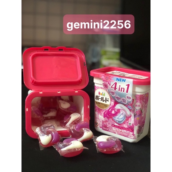 Combo 1 thùng = 6 hộp Viên giặt xả BOLD 11v