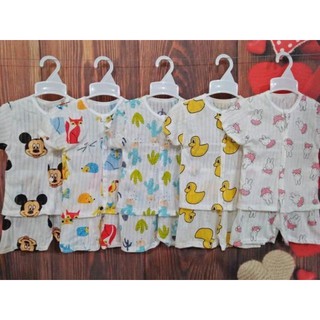 Sỉ - Bộ cotton giấy cho bé lẻ size