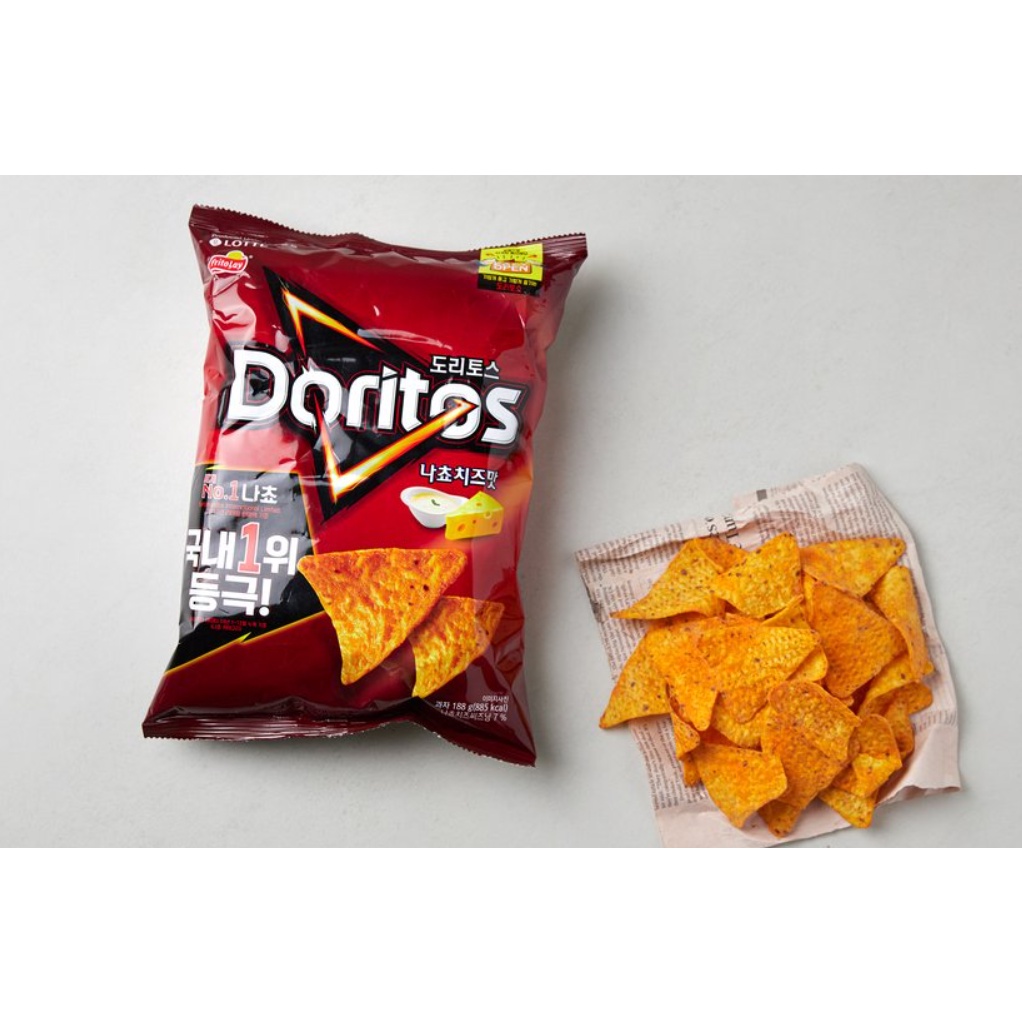 [LOTTE] SNACK DORITOS VỊ PHÔ MAI NACHO 84G - [롯데] 도리토스 나쵸치즈 84g