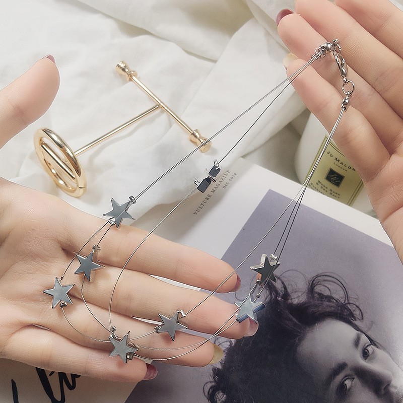 [Mã ICBBACK1219 hoàn 20K xu đơn 0Đ] Dây chuyền hình ngôi sao