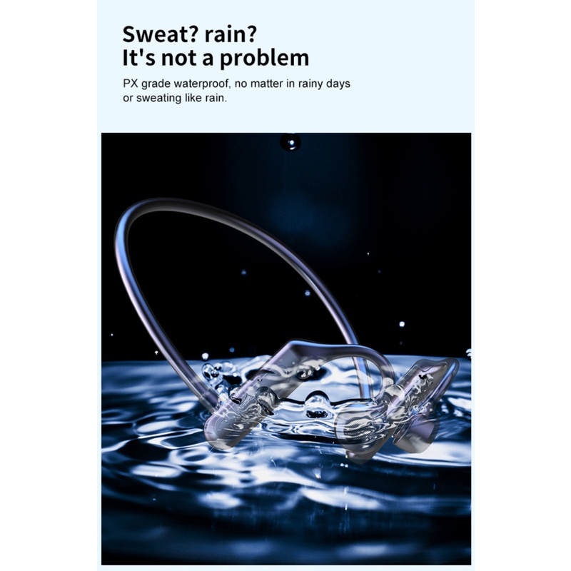 Coza Tai Nghe Truyền Âm Qua Xương Ak79 Tai Nghe Không Dây Tương Thích Bluetooth Tai Nghe Thể Thao Chống Nước Nặng Nhất Có Micrô Điều Chỉnh Âm Lượng Li-fe Chống Nước