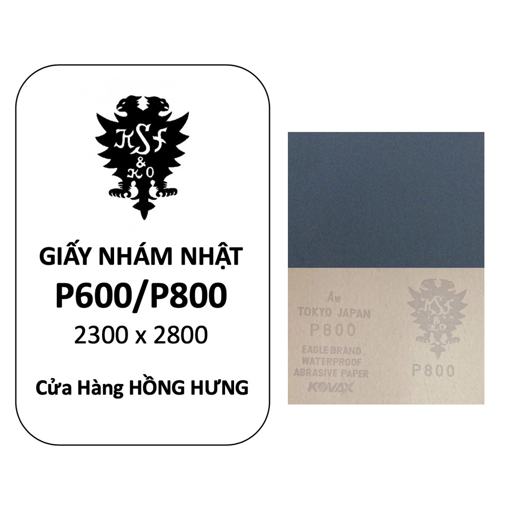 Giấy nhám Nhật Kovax P600/P800